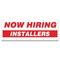 Signmission Now Hiring Installers Banner Apply Inside Accepting Application Single Sided B-120-30261 - alternate 1